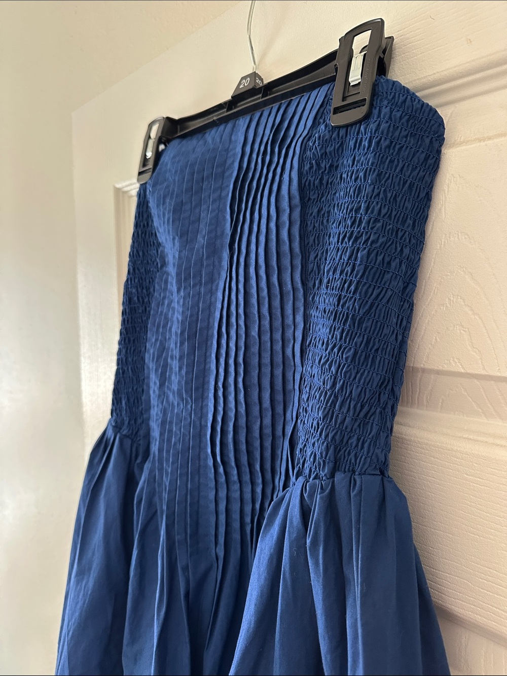 Anthropologie Cotton Poplin Strapless Midi Dress - Small - Picture 8 of 11